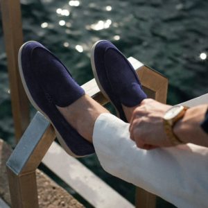 Low Suede Loafers for Men